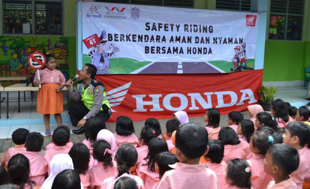 Kampanye Safety Riding Wahana Honda di Awal Tahun