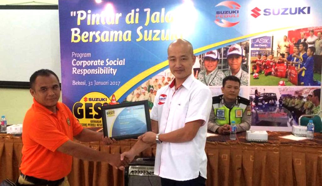 Gerakan Suzuki Peduli Keselamatan Rangkul Pelajar SMP