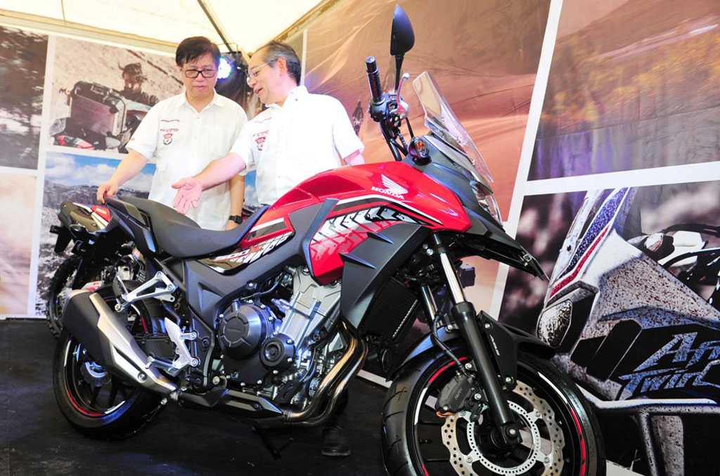 New Honda CB500X dengan Knalpot dan Stripping Baru