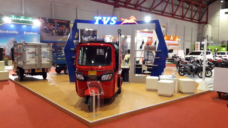 3 Unit Motor dan Roda Tiga TVS Kargo Mejeng Jakarta Fair 2017