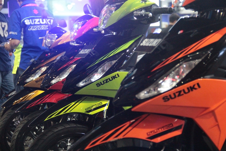 Skutik Suzuki Address Playful dan nex Meluncur di Jakarta Fair 2017