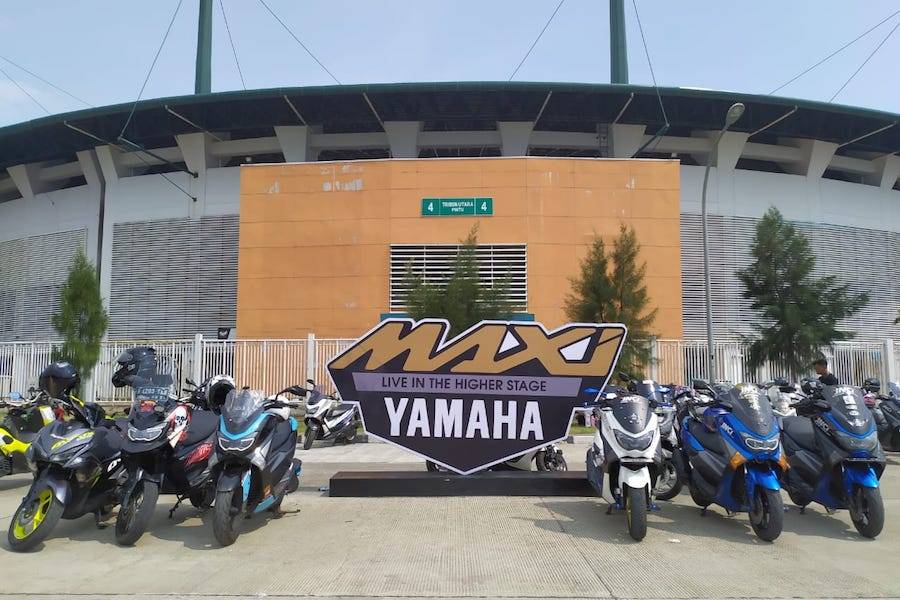 MAXI Yamaha Day Sukses Meriahkan Stadion Pakansari Bogor