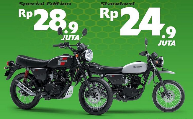 Gemar Berkendara Off-road Tapi Ingin Bergaya Beda? Simak Promo Kawasaki W175TR