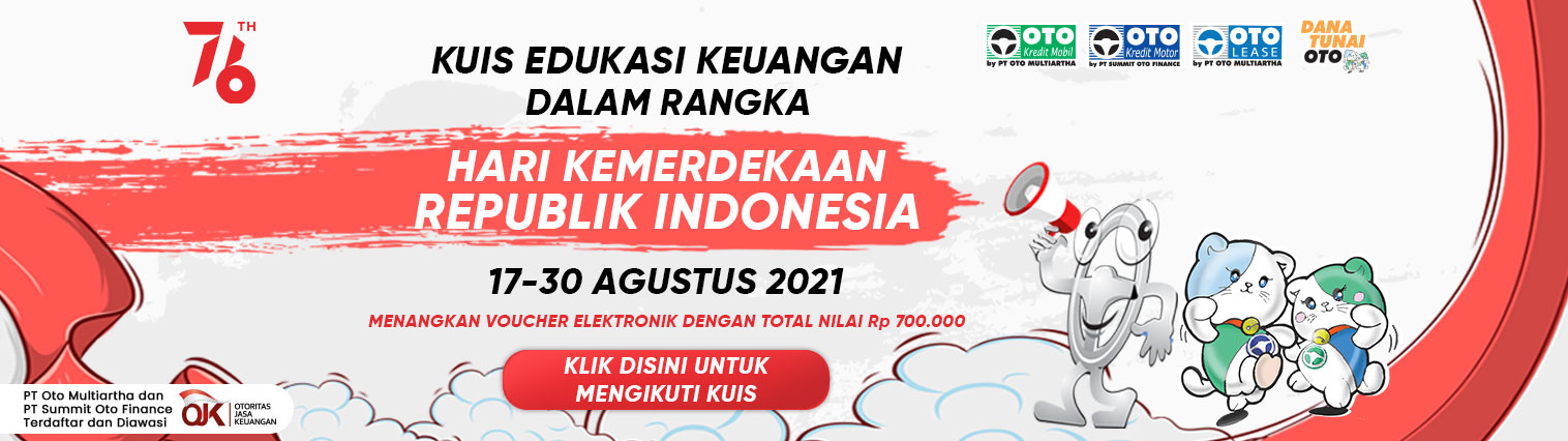 Pengumuman Pemenang Kuis Edukasi Keuangan PT Oto Multiartha Periode 17 - 30 Agustus 2021