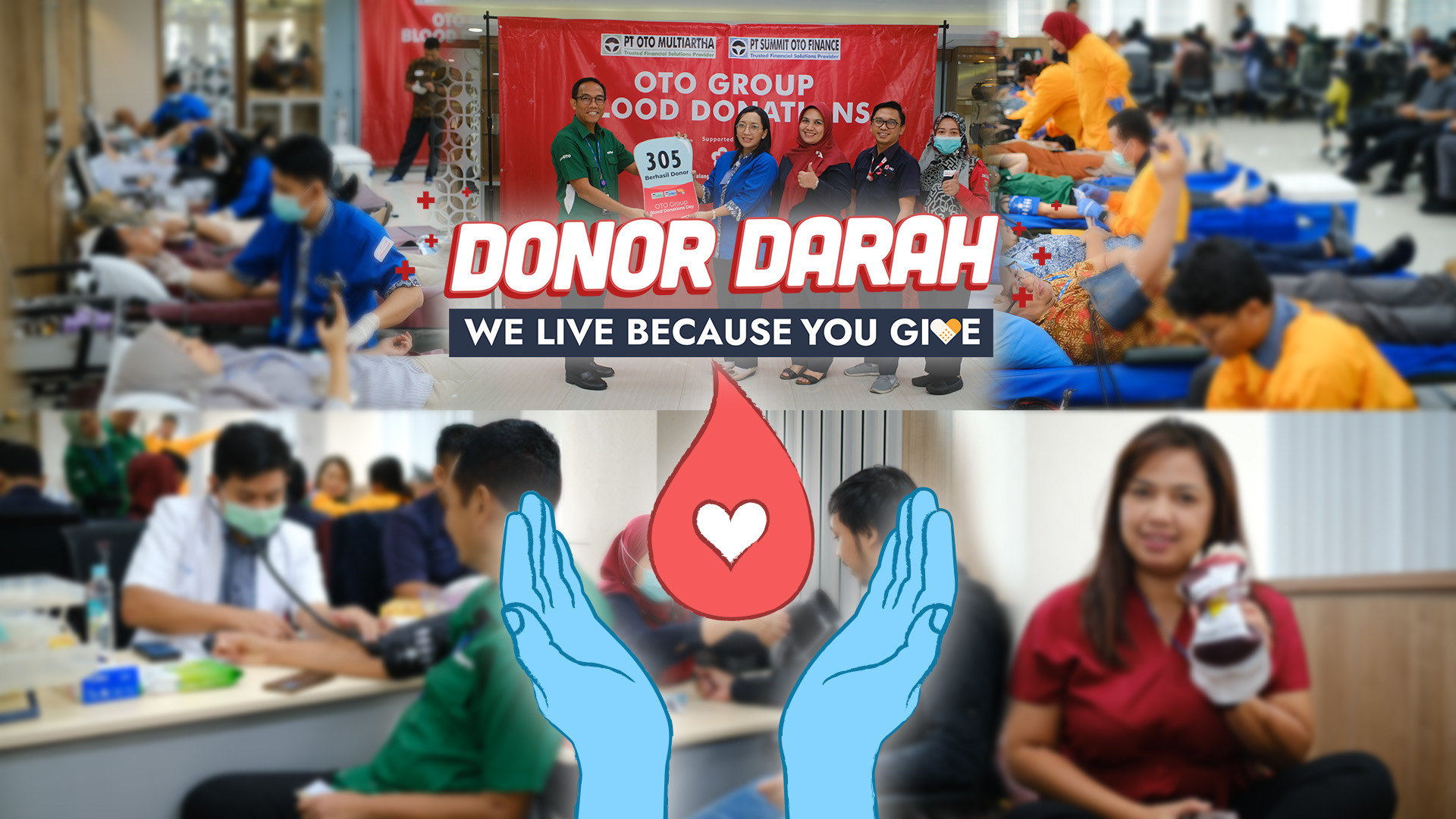 Dukung Misi Kemanusiaan, OTO Group Selenggarakan Kegiatan Donor Darah Bersama Palang Merah Indonesia