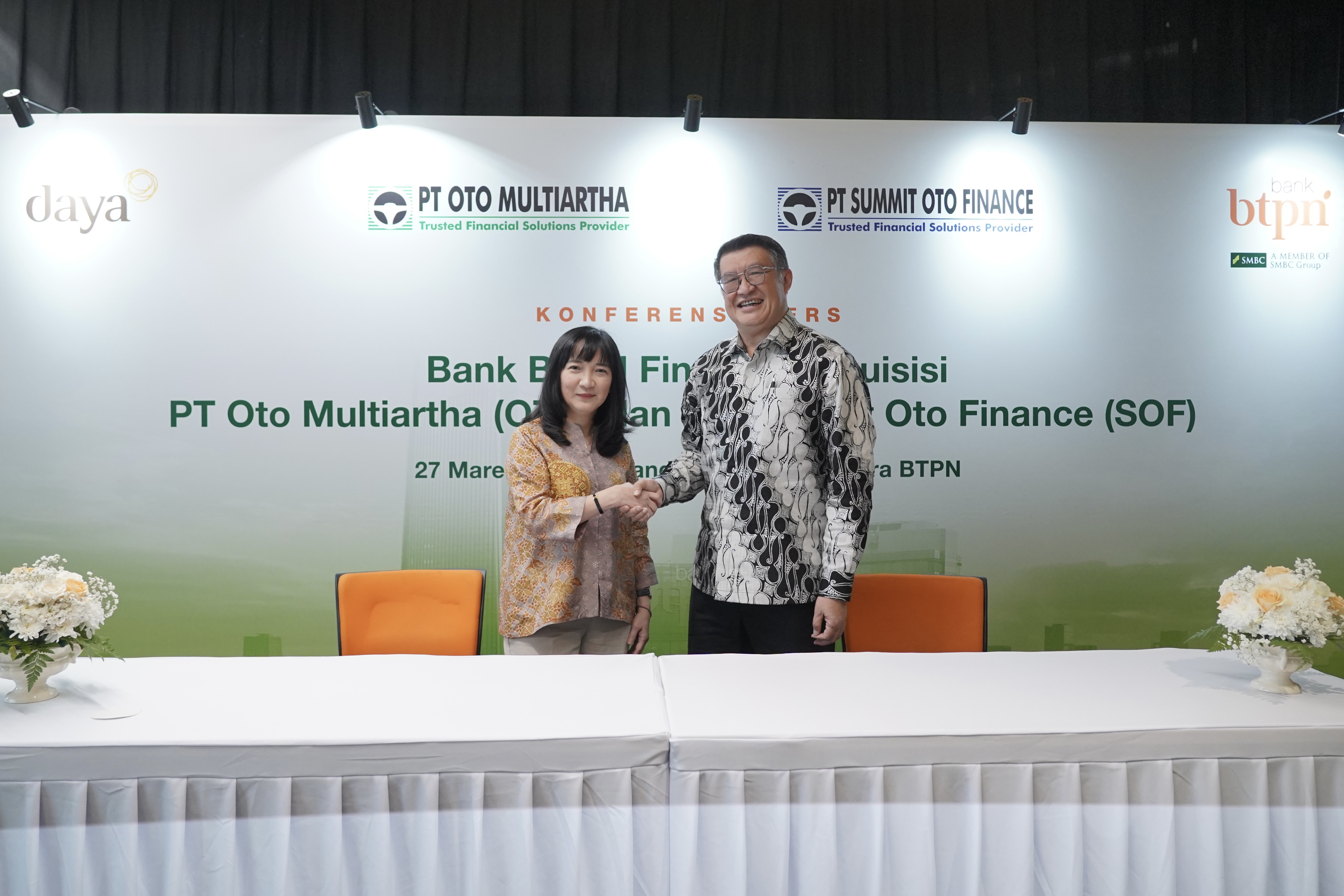 Bank BTPN Finalisasi Akuisisi terhadap PT Oto Multiartha dan PT Summit Oto Finance, Siap Layani Segmen Nasabah Lebih Luas